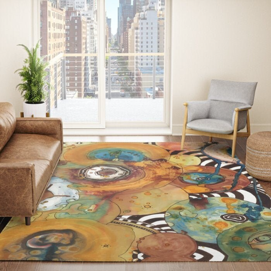 Area Rug &#39;Energy Abstract&#39;