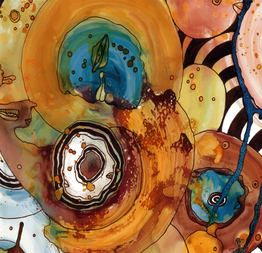 Area Rug &#39;Energy Abstract&#39;