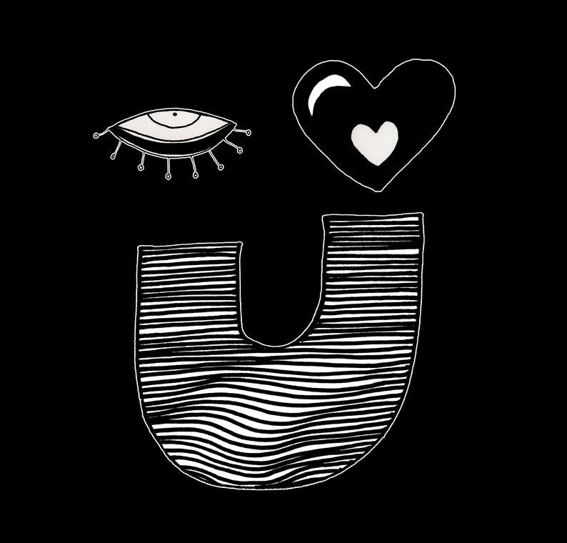 Tote Bag &#39;Eye Love You&#39;