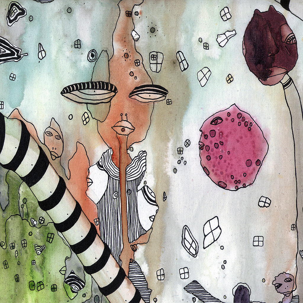 Art Print on Canvas &#39;Female Hello&#39;