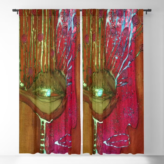 Window Curtains "Garden"