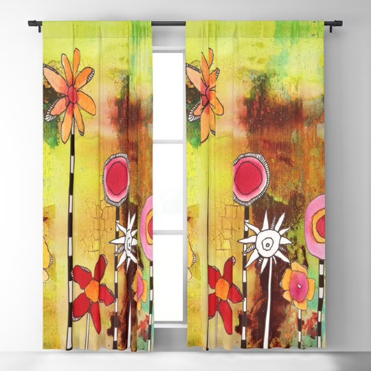 Window Curtains &quot;Garden Party&quot;