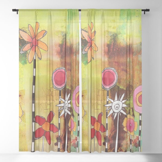 Window Curtains &quot;Garden Party&quot;