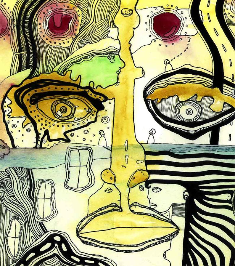 Duvet Cover &#39;Half Full&#39;