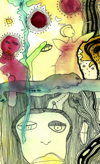 Area Rug &#39;Half Full&#39;