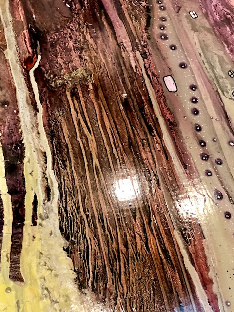 Original Abstract Fine Art &quot;Golden light&quot;