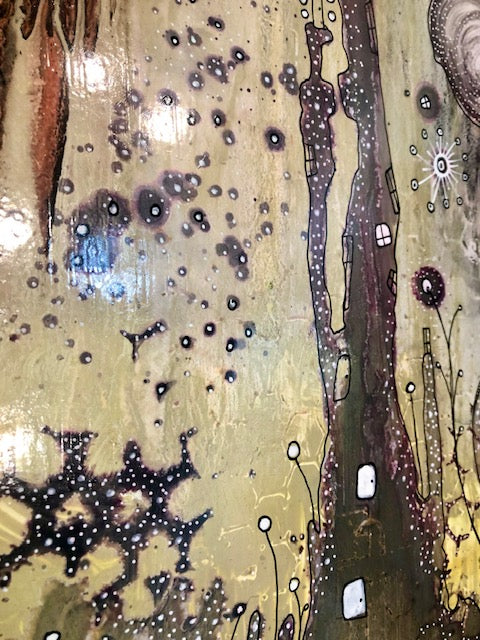 Original Abstract Fine Art &quot;Golden light&quot;