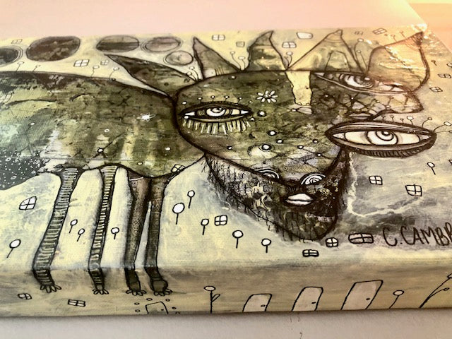 Original Fine Art &#39;Two sides to every story&#39;