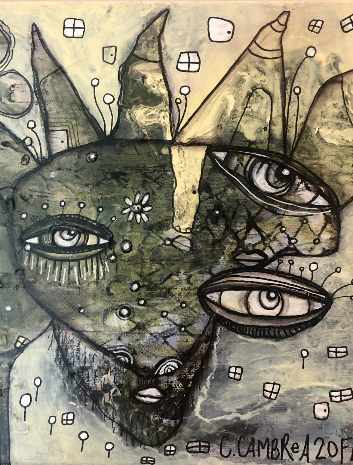 Original Fine Art &#39;Two sides to every story&#39;