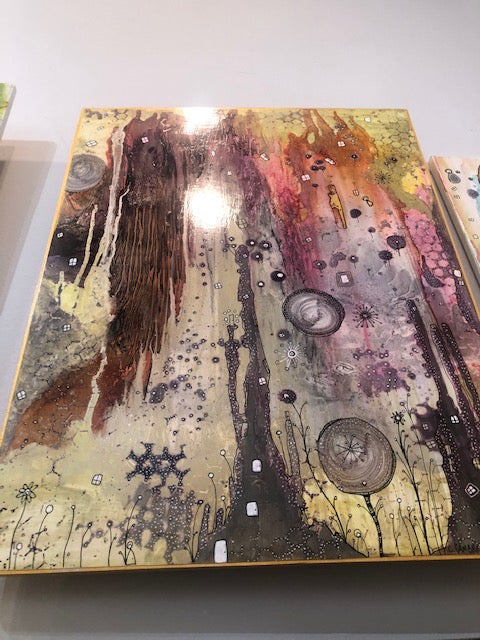 Original Abstract Fine Art &quot;Golden light&quot;