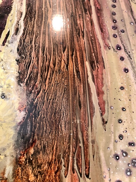 Original Abstract Fine Art &quot;Golden light&quot;