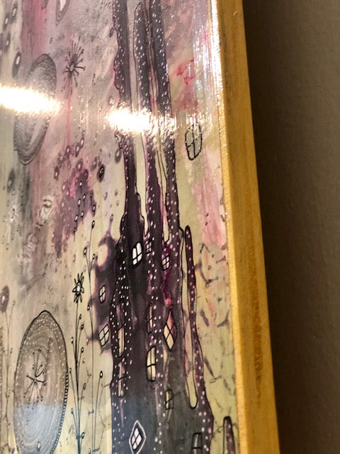 Original Abstract Fine Art &quot;Golden light&quot;