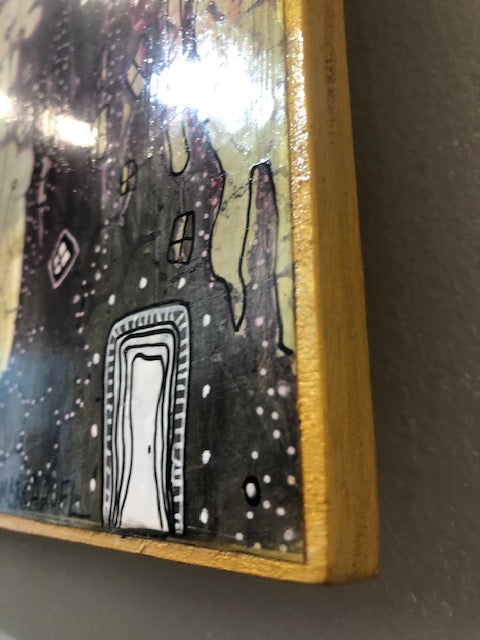 Original Abstract Fine Art &quot;Golden light&quot;