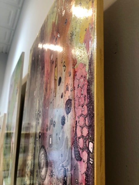 Original Abstract Fine Art &quot;Golden light&quot;