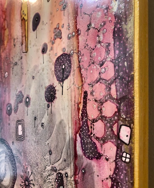 Original Abstract Fine Art &quot;Golden light&quot;