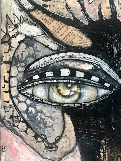 Original Fine Art on Canvas &#39;Out of the dark&#39;