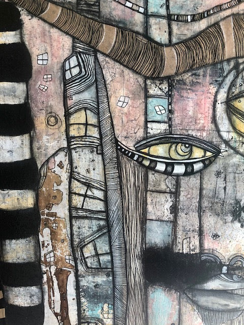 Original Fine Art on Canvas &#39;Out of the dark&#39;