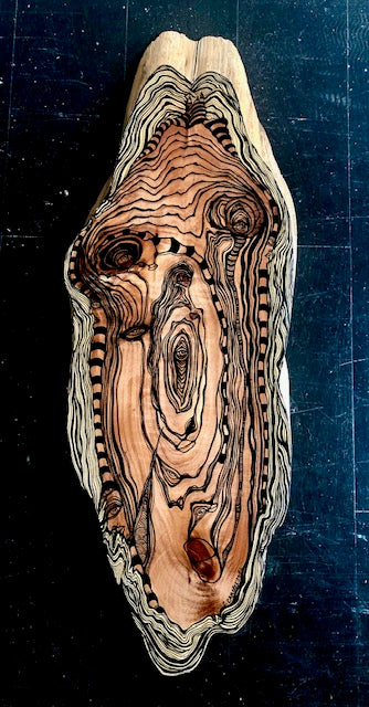 Original Abstract Fine Art &quot;Her full heart&quot;