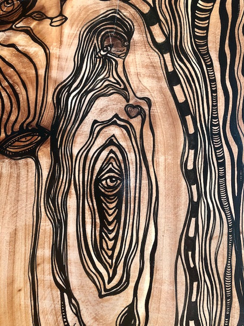 Original Abstract Fine Art &quot;Her full heart&quot;