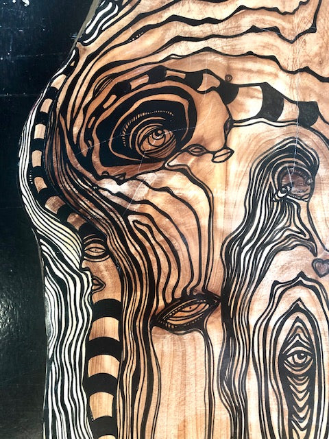 Original Abstract Fine Art &quot;Her full heart&quot;