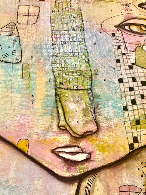 Original Fine Art &#39;Waiting by the Sea&#39;