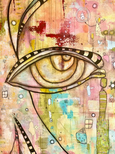 Original Fine Art &#39;Waiting by the Sea&#39;