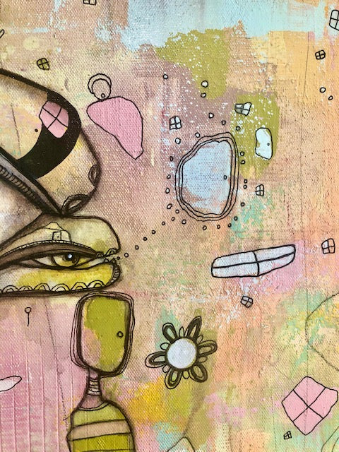 Original Fine Art &#39;Waiting by the Sea&#39;