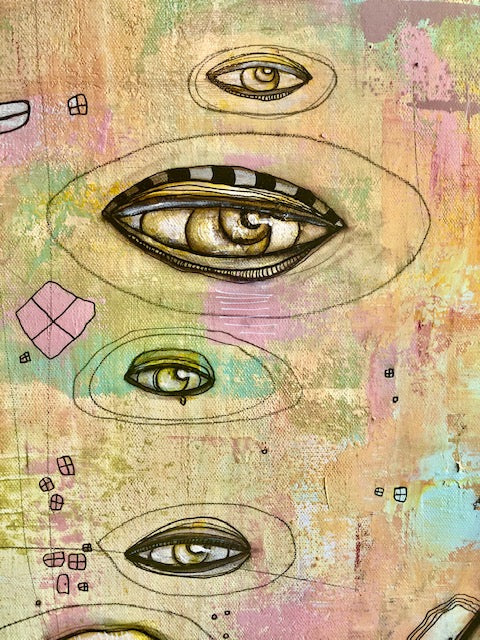 Original Fine Art &#39;Waiting by the Sea&#39;