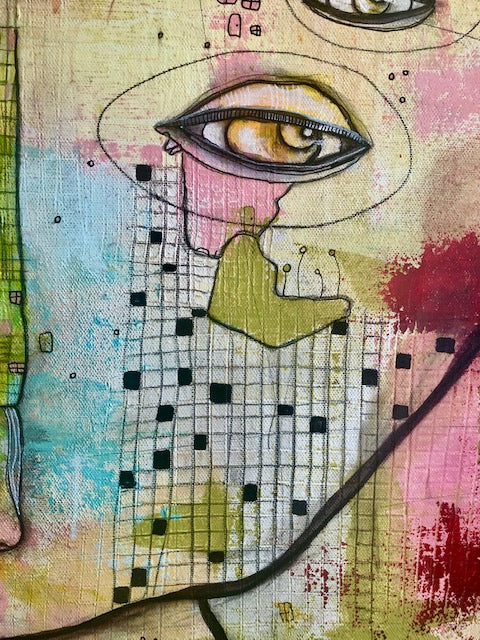 Original Fine Art &#39;Waiting by the Sea&#39;