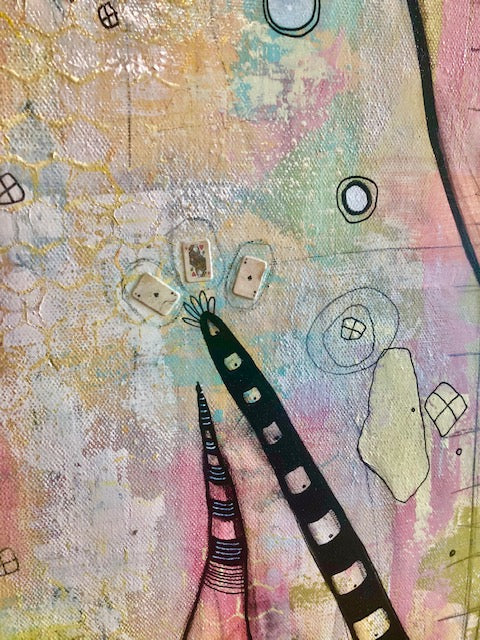 Original Fine Art &#39;Waiting by the Sea&#39;