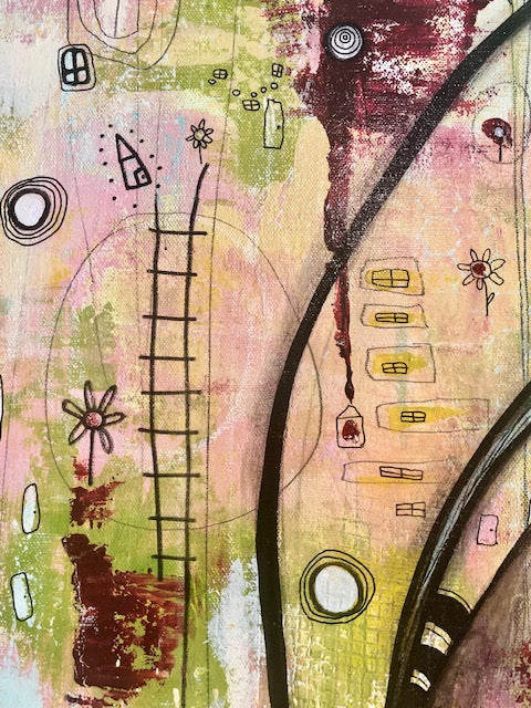 Original Fine Art &#39;Waiting by the Sea&#39;