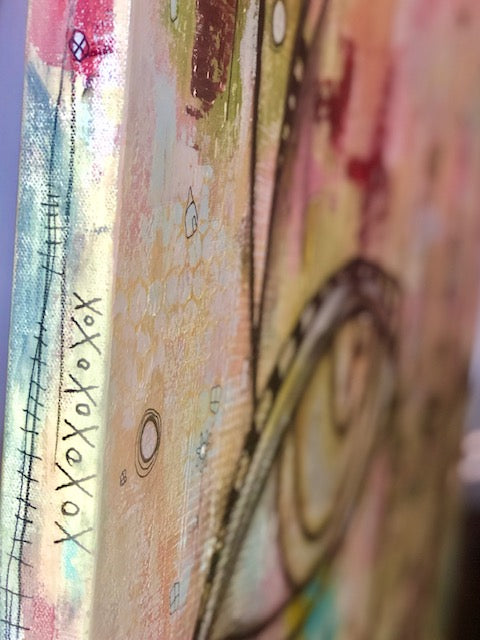 Original Fine Art &#39;Waiting by the Sea&#39;