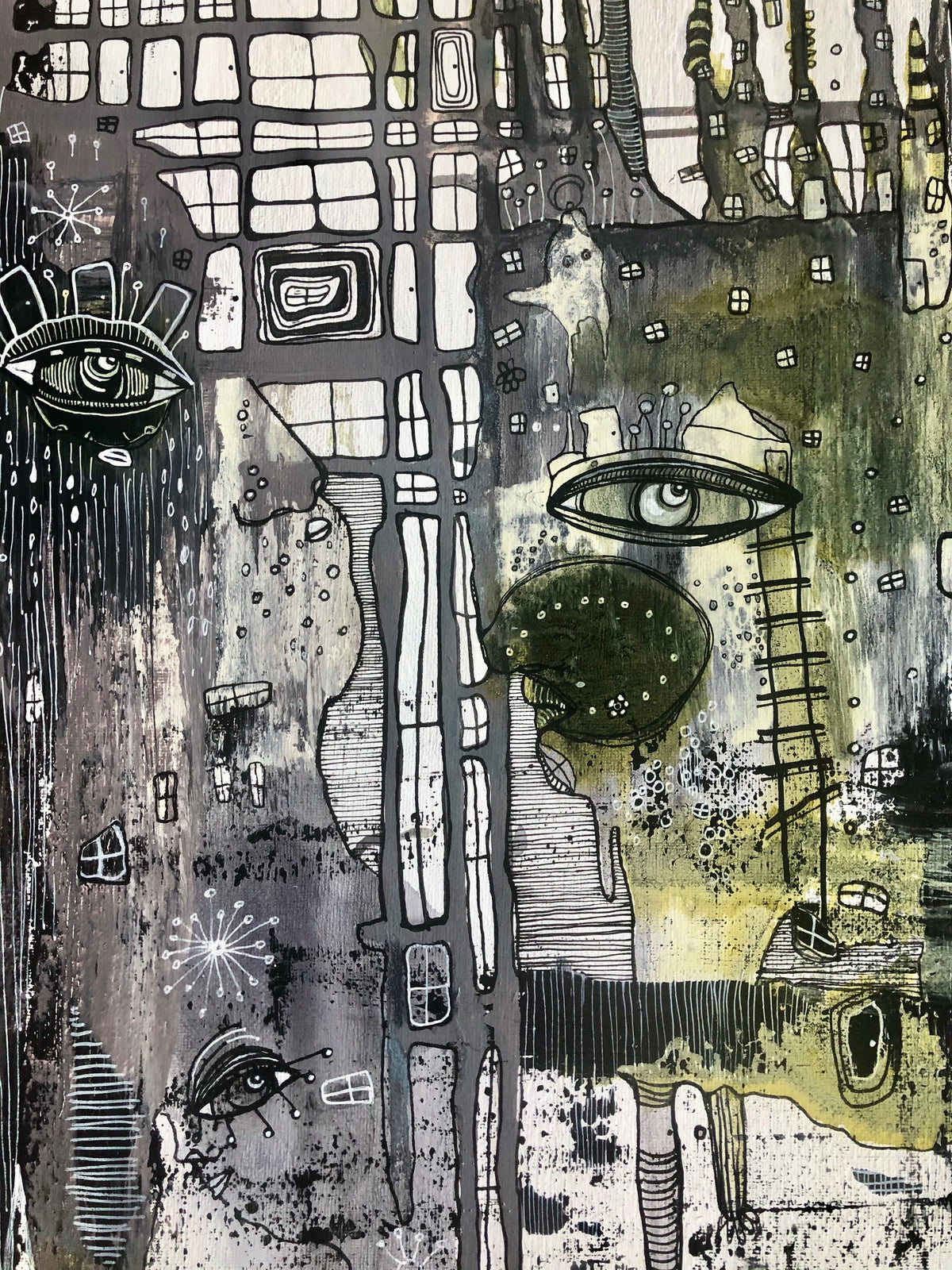 Original Fine Art &#39;Pull out of the chaos together&#39;