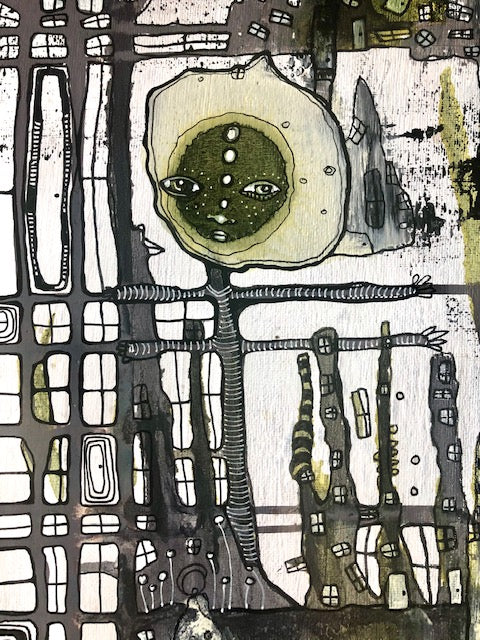 Original Fine Art &#39;Pull out of the chaos together&#39;