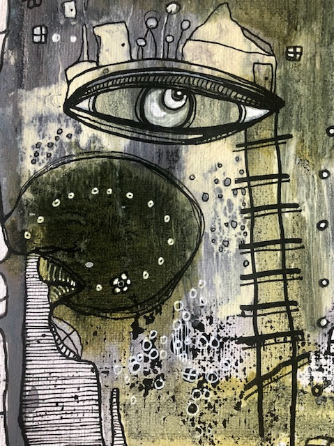 Original Fine Art &#39;Pull out of the chaos together&#39;