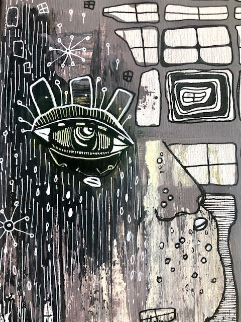 Original Fine Art &#39;Pull out of the chaos together&#39;