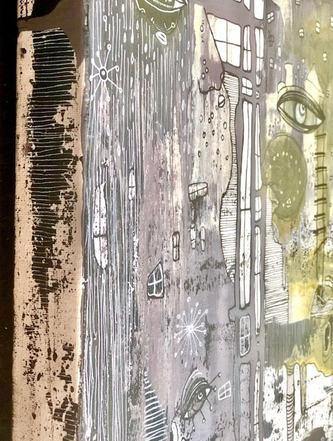 Original Fine Art &#39;Pull out of the chaos together&#39;