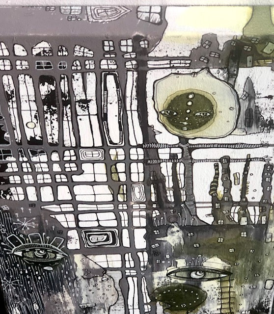 Original Fine Art &#39;Pull out of the chaos together&#39;