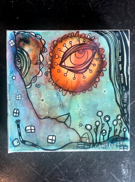 Original Fine Art &#39;Sun in my eye&#39;