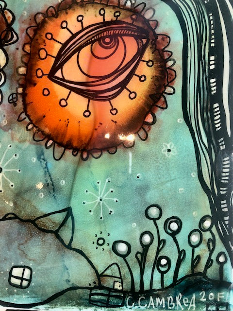 Original Fine Art &#39;Sun in my eye&#39;