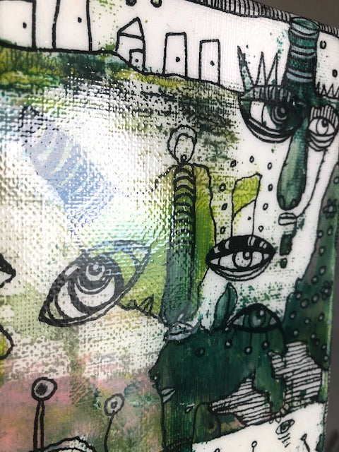 Original Fine Art &#39;My green friend&#39;