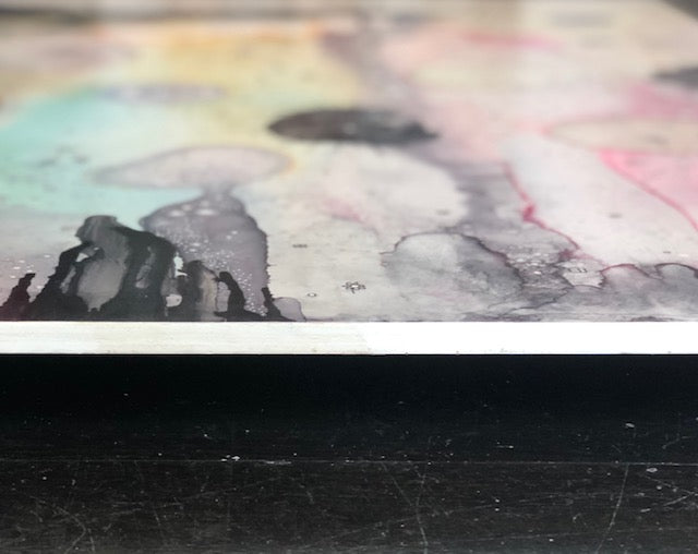 Original Abstract Fine Art &quot;Floating in the Organic City&quot;