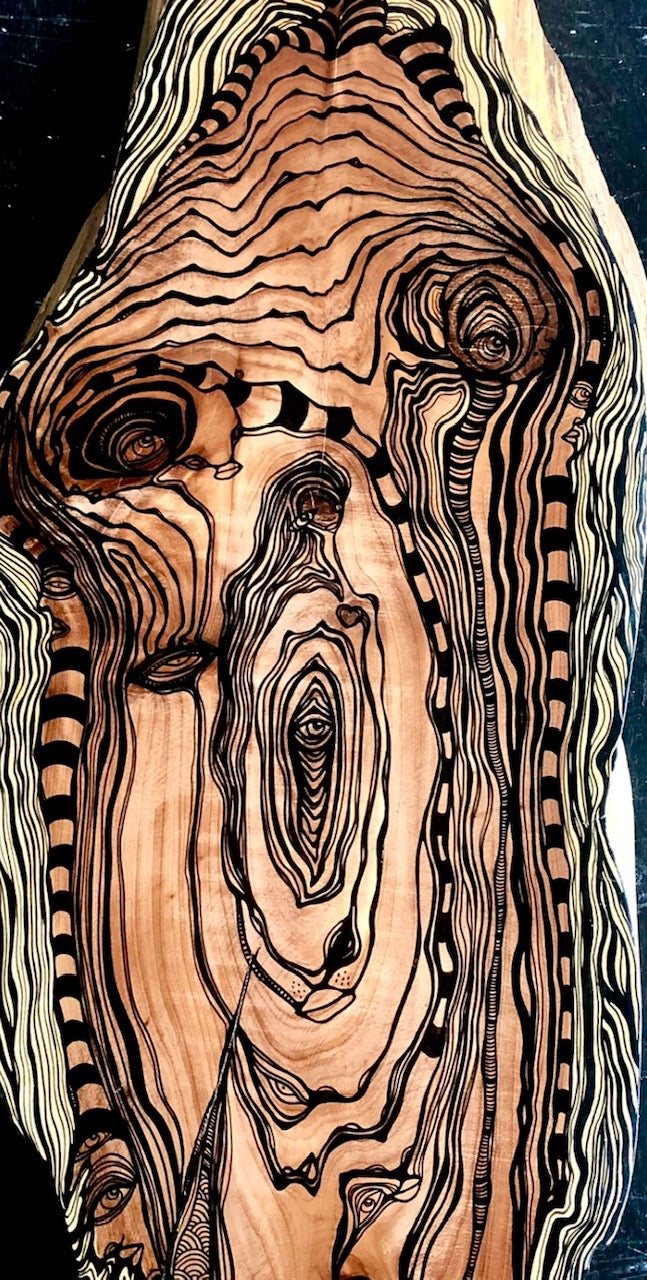 Original Abstract Fine Art &quot;Her full heart&quot;