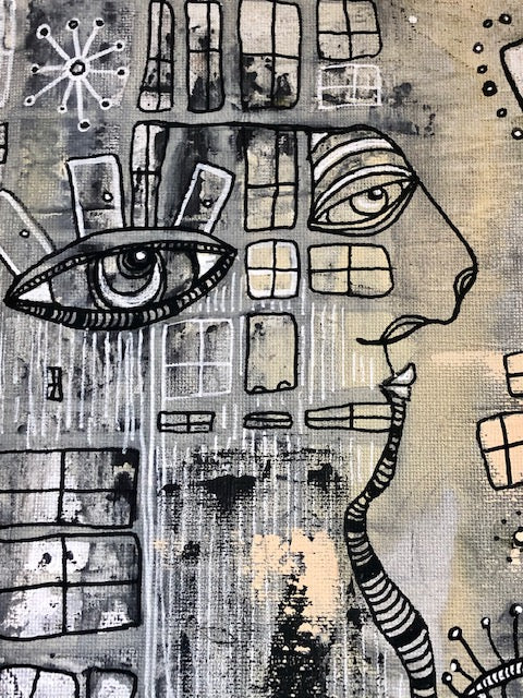 Original Fine Art &#39;&#39;Pulling out of the Chaos together II&quot;