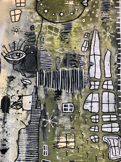 Original Fine Art &#39;&#39;Pulling out of the Chaos together II&quot;