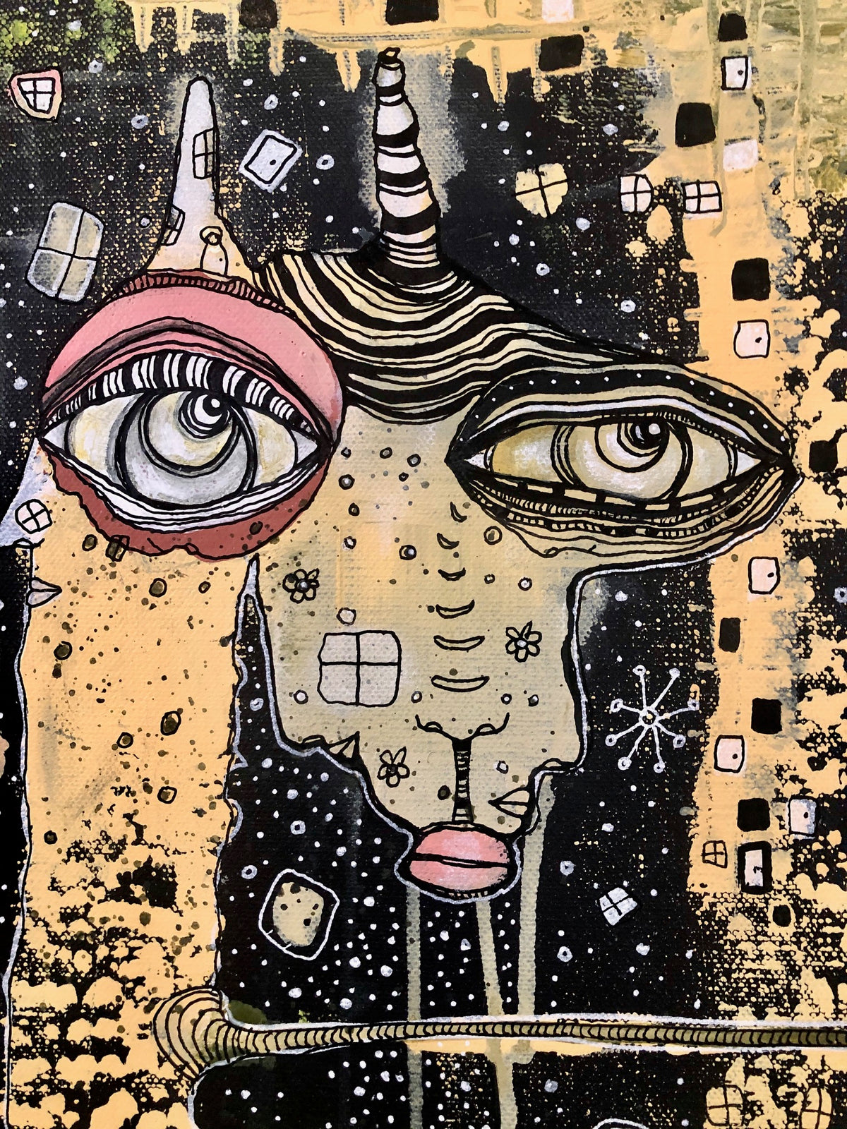 Original Fine Art &#39;&#39;Starry Night&quot;