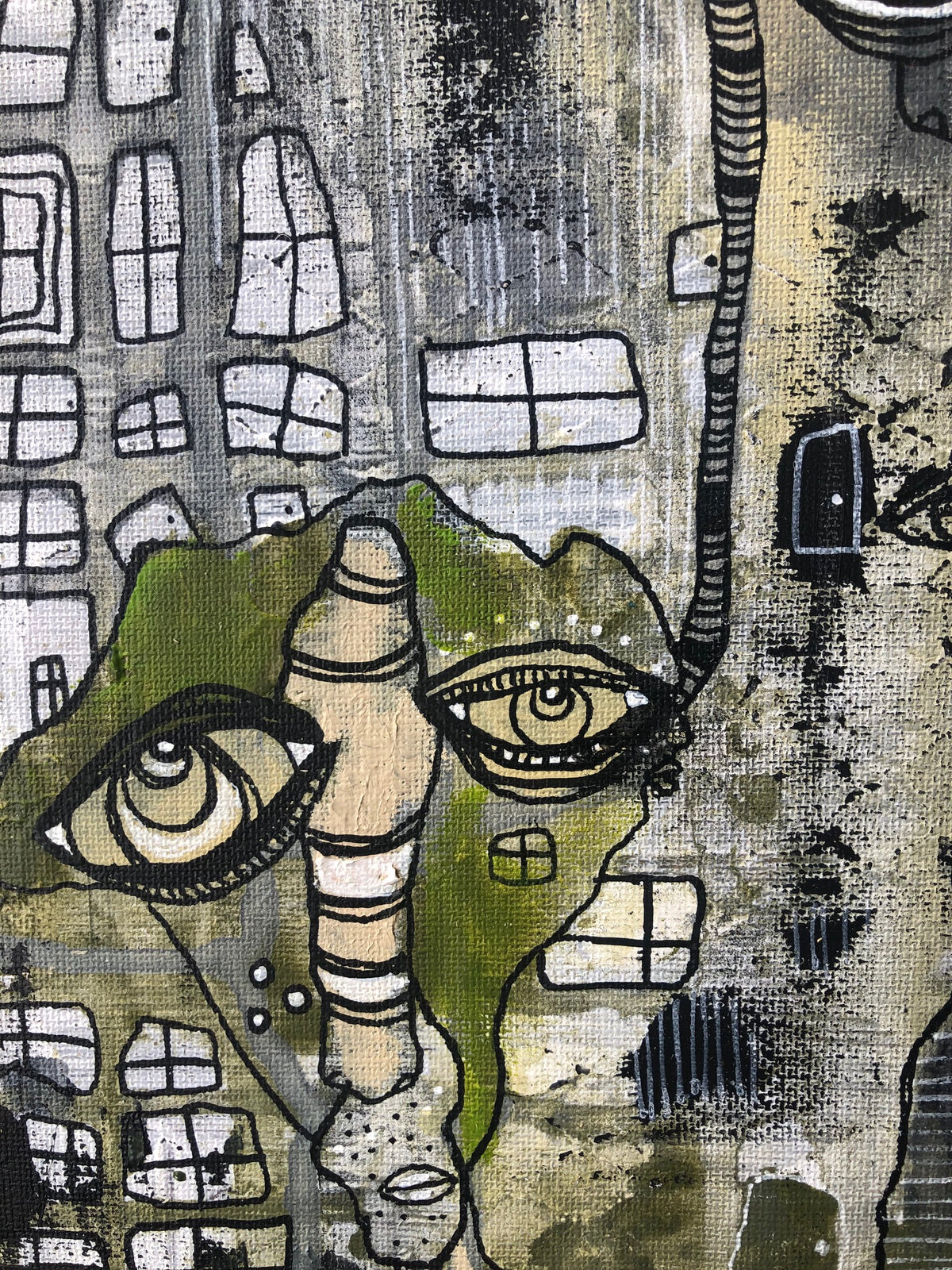 Original Fine Art &#39;&#39;Pulling out of the Chaos together II&quot;