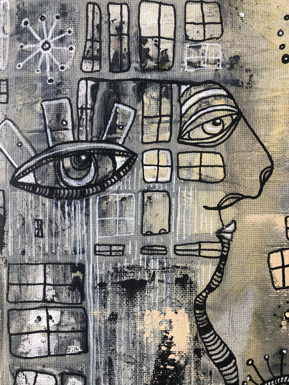 Original Fine Art &#39;&#39;Pulling out of the Chaos together II&quot;