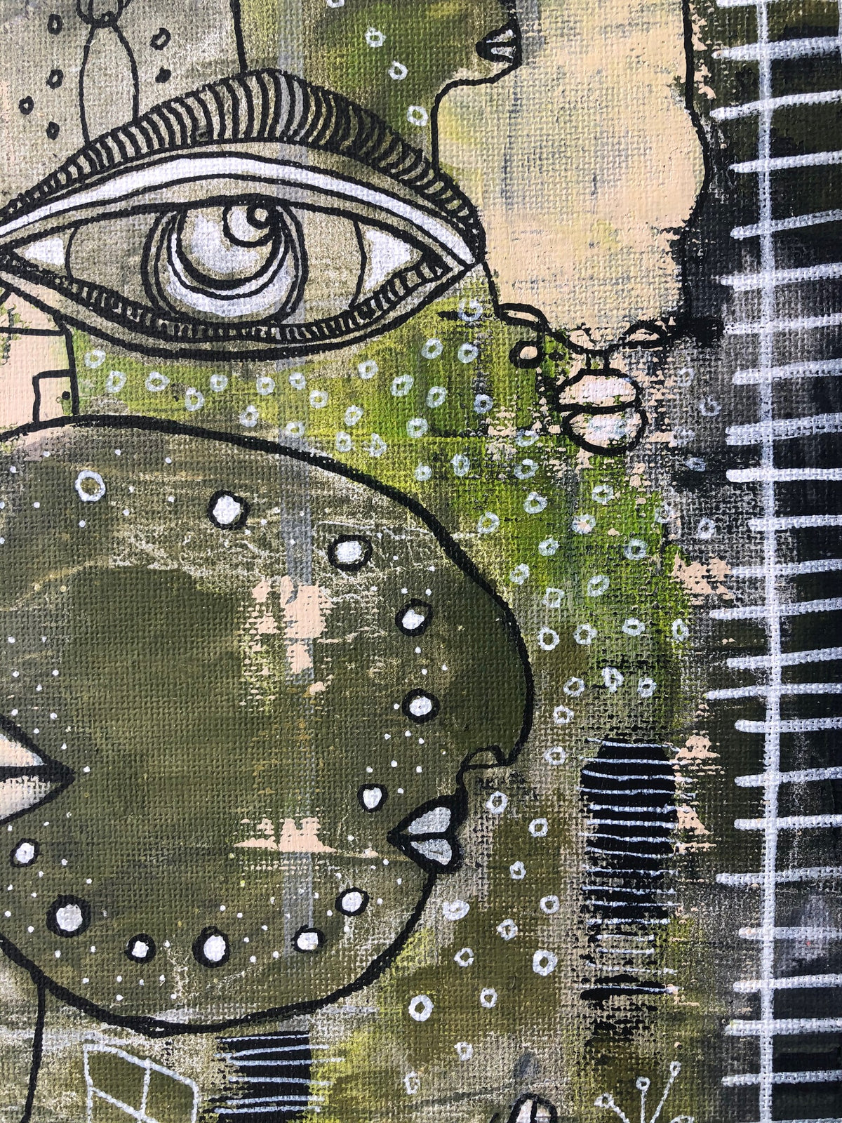 Original Fine Art &#39;&#39;Pulling out of the Chaos together II&quot;