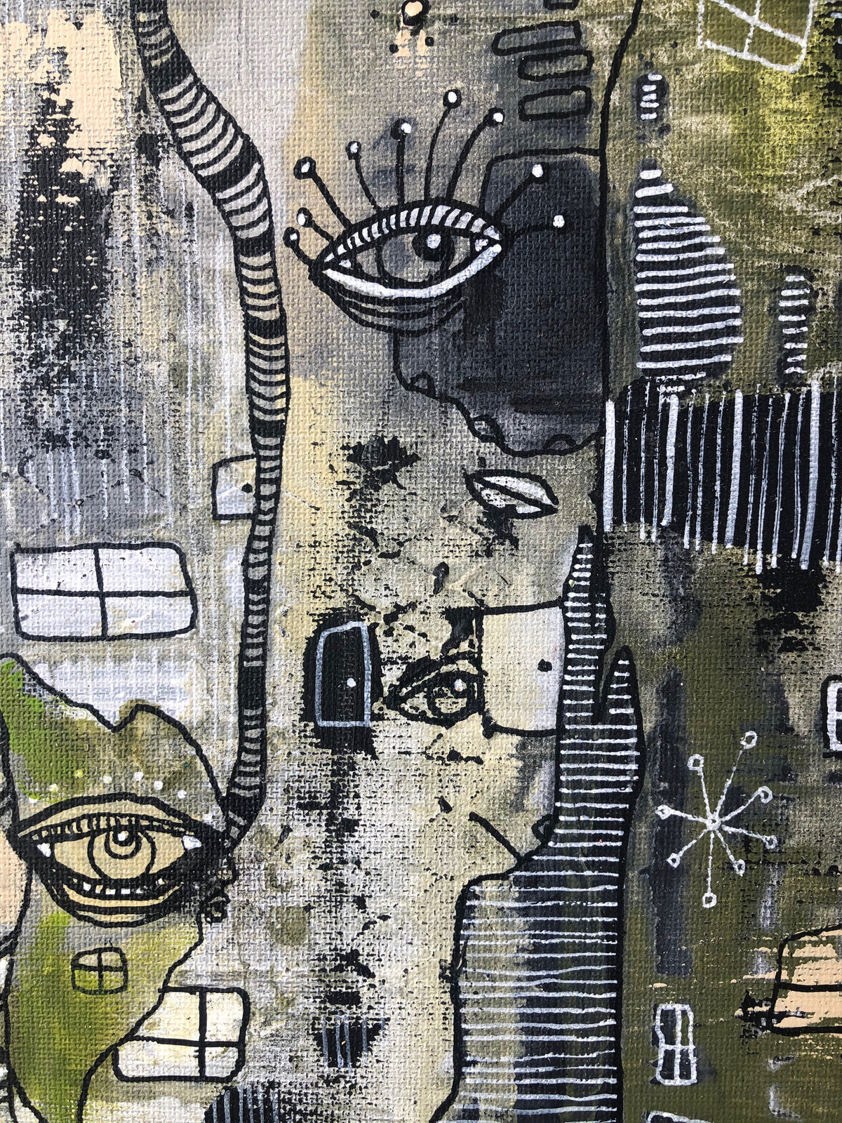 Original Fine Art &#39;&#39;Pulling out of the Chaos together II&quot;